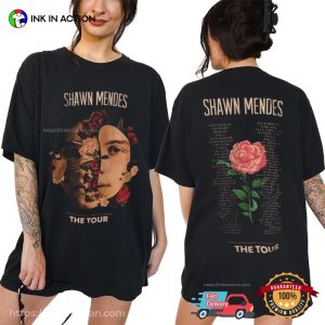 Shawn Mendes The Tour Retro 2 Sided Shirt